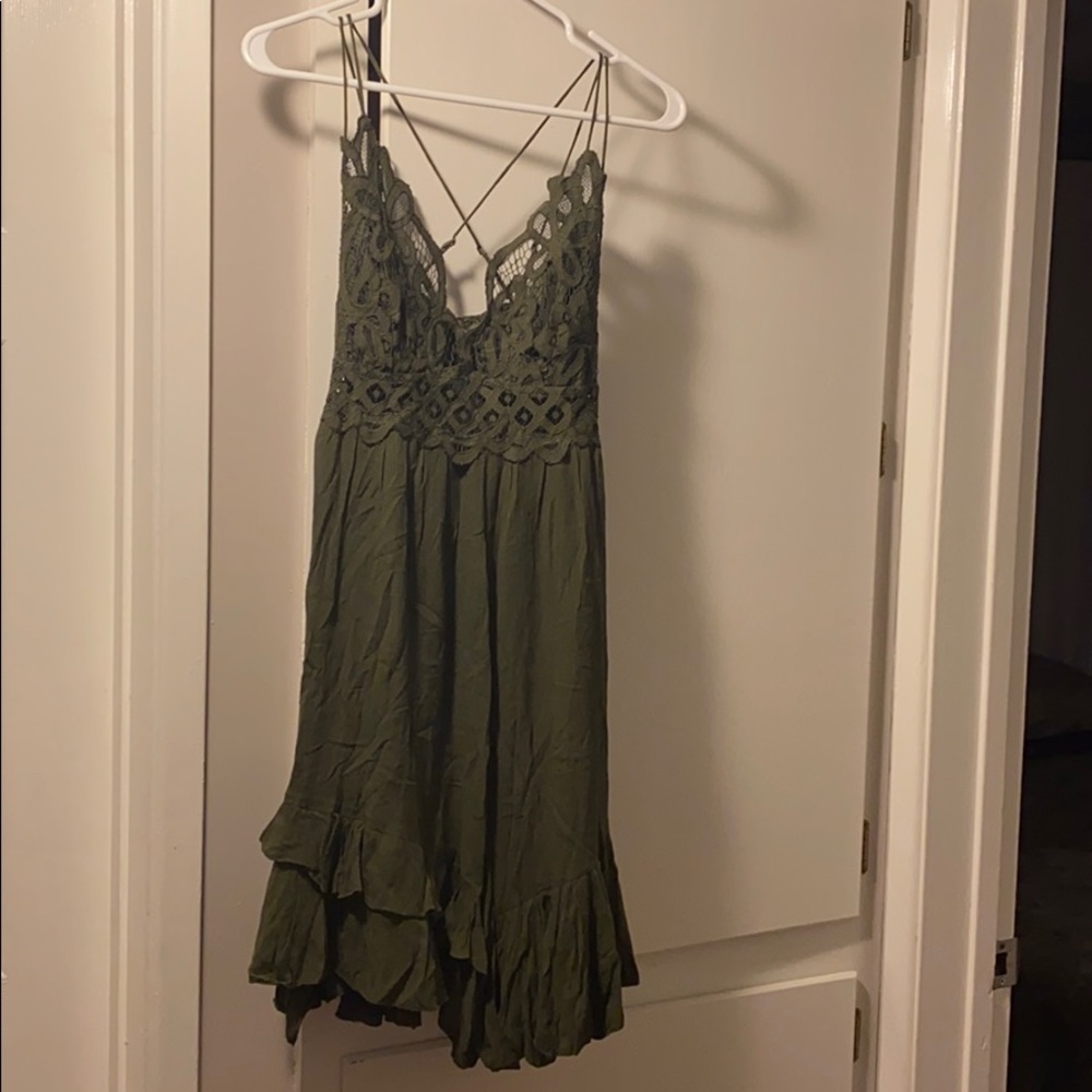 Free People Adella mini lace dress (New)